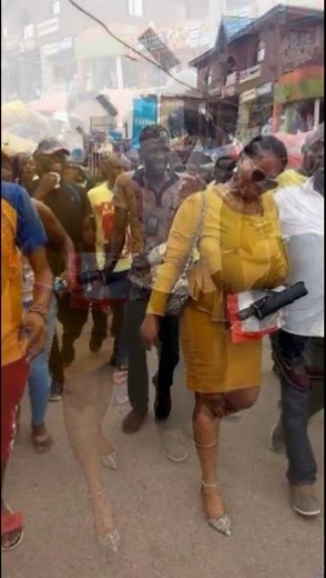 Woman With Massive Boobs Parade The Street