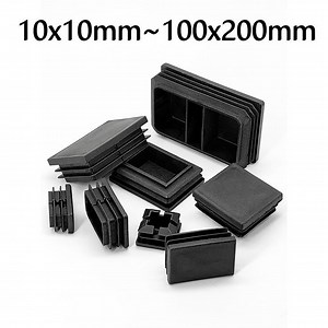 [Hot Item] Customized Non-Standard Sizes Wear Resistant Plastic PVC HDPE End Cap Plastic Round/Square/Rectangle Tube End Caps