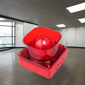 [Hot Item] Factory Wholesale 12V 24V 220V Security Fire Alarm Strobe Signal Warning Light LED Lamp Flashing Light Outdoor Siren