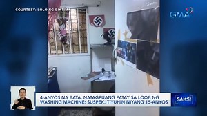 Babala: Sensitibo ang inyong mapapanood. Wala nang buhay nang matagpuan ang apat na taong gulang na bata sa loob ng washing machine. Ang kanyang lolo, desididong panagutin ang kinse anyos na suspek na tiyuhin ng biktima. BASAHIN: https://www.gmanetwork.com/news/topstories/metro/871481/missing-4-year-old-found-dead-inside-washing-machine/story/ | GMA News