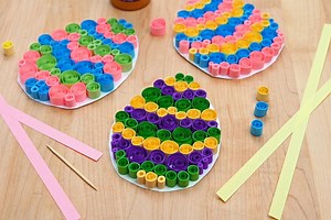 Paper Quilling Easter Eggs | Cute Easter Egg Craft