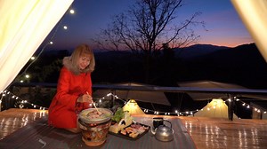 443K views · 10K reactions | เต้นท์ติดแอร์ คืนละ 1,200 บ้านว้าวด้า...