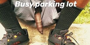 Uber driver parking lot flash