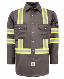 BOCOMAL FR Shirts High-Visibility,Flame-Retardant,7oz for Men - Walmart.com