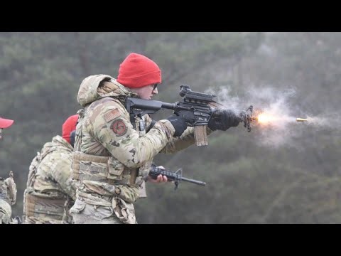 US & Belgian Soldiers Exercise SMASH 2000 Anti-Drone System in Grafenwoehr