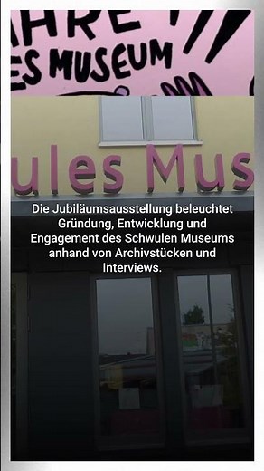 40 Jahre Schwules Museum