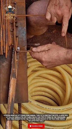Manual Rebar Bender & Cutter Tool – Simple Yet Powerful Construction Hack!