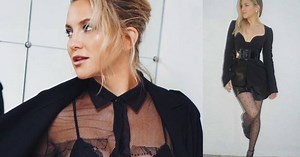 K. Hudson ima prijedlog za rad od kuće: Crni komplet s minicom