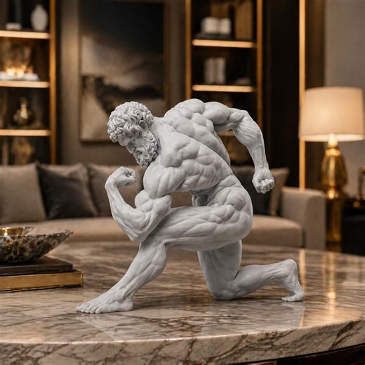 Greek God Statue STL, Hercules Muscle Figure 3D Print Files, Mythology STL Files for 3D Printing, 3D Printed Sculpture, Male Anatomy Statue - Etsy