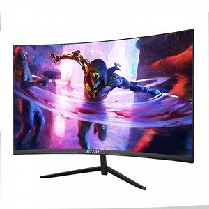 [Hot Item] Curved Frameless Gaming Monitor FHD Curved 1ms 165Hz IPS Va Gaming Monitors AMD Freesync Premium Display Port HDMI Ultra Thin LED Computer PC Gaming Monitor
