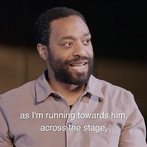 'It's not funny. I mean, it's kind of funny.' 😆 Chiwetel Ejiofor tells his hilarious corpsing story on stage with Ewan McGregor. You can watch our Life in Stages series for free on our YouTube channel. | National Theatre