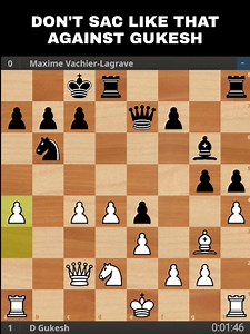 MVL failed sacrifice against Gukesh Tata Steel India Blitz 2023 | Chesscology