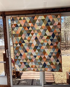 Triangle Quilt, Handmade Quilt, Modern Quilt, Heirloom Quilt, Lap Quilt - Etsy Australia