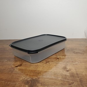 Tupperware Modular Mates Rectangle #1 Sheer Black Seal NEW 8.5 Cup 1608 - Etsy