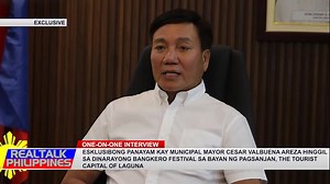 Bangkero Festival 2023 ng Pagsanjan, Laguna, umarangkada na! Narito ang eksklusibong panayam ng Realtalk Philippines kay Pagsanjan, Laguna Mayor Cesar Areza tungkol sa tampok na aktibidad sa isinasagawang Bangkero Festival 2023. #realtalkphilippines #exclusive | Realtalk Philippines