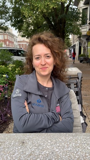 8-times US Women’s Champion GM Irina Krush ♟️ #chess #player #woman #womaninchess #womeninchess #CairnsCup #2023 #stl #stlouis #mo #chessclub #pronounciation #pronouncingthingscorrectly #name #pronounceitright #funny #chessfan #interview #chat #chessplayer #topplayer | Saint Louis Chess Club