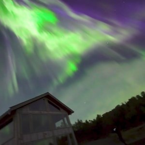 Imagine seeing this over your rooftop 🤩 | Aurora Borealis Observatory