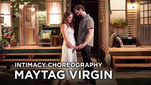Intimacy choreography brings heat and heart to MAYTAG VIRGIN! ✨ Don't miss this touching romcom in its FINAL WEEK! Hurry! Closes Sunday → https://bit.ly/etcMaytag | Ensemble Theatre Cincinnati