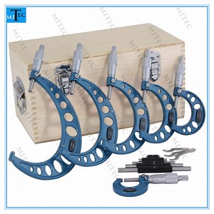 [Hot Item] Measuring Device Metric Outside Micrometer Set (0-25/25-50/50-75/75-100/100-125/125-150mm)