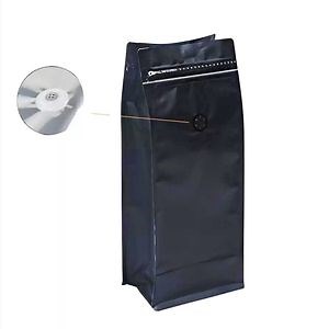 [Hot Item] Custom Printing Flat Bottom Bags Standing Pouch Plastic Coffee Food Packaging Pouches