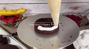 Take a closer look at the making of my Brown Derby Cake! Which by the way, I just learned resembles the German Mole Hill cake! And for the record I love the name Mole Hill Cake waaaay more than Brown Derby! 🧐 Because ummmm....MOLES! Squeee! https://www.gretchensveganbakery.com/brown-derby-cake/ | Gretchen's Vegan Bakery