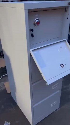 OFFICE VERTICAL FILING CABINET WITH SAFETY LOCK❗️ DIMENSIONS: W 46CM L 62CM H 134CM | YU CA LIAM PAGE