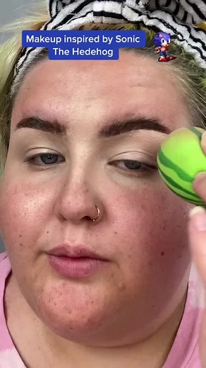 11K views · 594 reactions | SONIC THE HEDGEHOG INSPIRED MAKEUP Sonic The Hedgehog SEGA Revolution Makeup Morphe #makeup #makeuptransformation #sonic #sonicthehedgehog | Abi Drinkell | Facebook