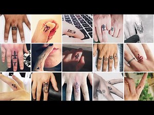 20+ Small and Cute finger tattoo ideas for men and women | trendy small tattoos for finger🤞