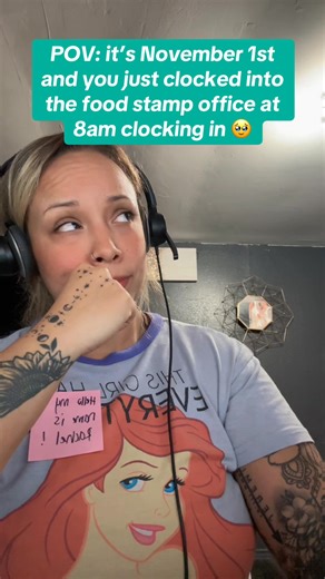 We just work here 🥹 #fypchallenge #customerservice #foodstamps #shutdown #SNAPBenefits | Bonnie Jackson