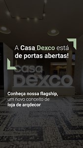 Quantas pessoas passam por lojas de decoração, curiosas, mas sem se sentirem à vontade para entrar? Agora, é diferente. Abrimos as portas da @casadexco.oficial para todos que vivem e respiram design, arquitetura e arte. Nossas seis marcas — @decaoficial, @ceramicaportinari, @duratexbr, @castelatto, @ceusarevestimentos e @durafloorbr — se unem em ambientes pensados para inspiração e experimentação. | Dexco