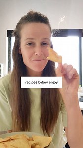 Want a healtheir chip to satisfy that chips and salsa craving?! Look no further. We love chips and salsa in our house! Or chips with any dip, really. But it is so hard to find them with clean ingredients. Or in a bag large enough to justify the $7 price tag 😩 So I decided to just make my own! I'm so glad I did because I brought these to a gathering with a homemade whipped feta dip, and they were a huge hit! Sometimes, the simplest things really make a big difference. And these are no exception.