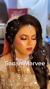Beautiful Valima Bride @SanamMarvee Salon For appointment plz contact on 03350344952 | SanamMarvee Salons