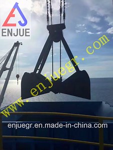 [Hot Item] Four Rope Double Scoop Grab mechanical Clamshell Grab Bucket