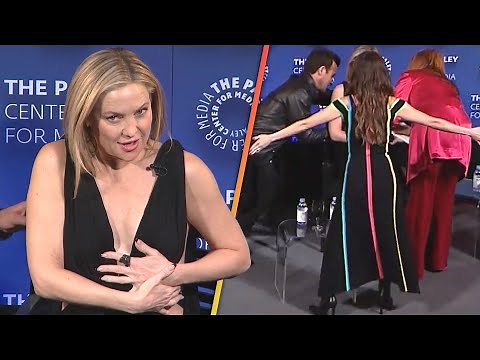 Kate Hudson Suffers TWO Wardrobe Malfunctions On Stage