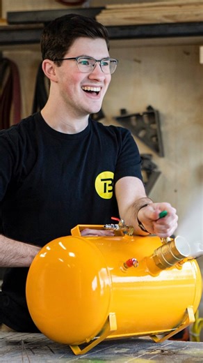 This Old House Makers Channel on Instagram: "MEET THE MAKERS • Meet Tyler Bell. Tyler is a fearless inventor, fabricator, and problem-solver. His projects span from dangerous machines to wild experiments to replicating things from movies. His goal is to inspire the maker in everyone and challenge others to learn beyond what they think is capable. Take a look through some of Tyler’s work at @TylerBellMakes and on the This Old House Makers Channel on The Roku Channel #458 or Samsung TV Plus #1214.