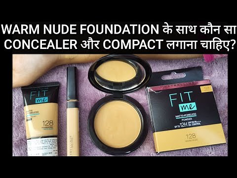 MAYBELLINE FIT ME FULL RANGE REVIEW (SHADE - WARM NUDE) | FOUNDATION, CONCEALER AND COMPACT POWDER |