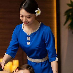 [Hot Item] Hotel Beauty Salon SPA Uniforms for Women Beautician Tunic Top