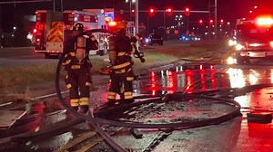 Montgomery Fire/Rescue responded to the W. South Blvd on a structure fire, finding a large 2 Story vacant hotel engulfed in flames. Due to its size and volume of fire, a 2nd Alarm was struck with additional units dispatched and eventually being upgraded to a 3rd Alarm. Aerial ladder streams were positioned on 3 sides of the building and large hand lines placed on the corners. Firefighters performed a rescue of 2 individuals from the 2nd floor of the structure to safety with no reports of injurie