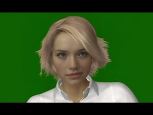 Virtual girlfriend hair stroking - VR 180 format - AI enhanced