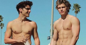 PHOTOS: Freshly out model/actor Zander Hodgson goes public with boyfriend - Queerty