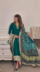 Most demanding collection arrived Beautiful model designer colors Handmade chunri mukesh work Fabric shamooz silk Ready to wear finished Lenght around 3 yard Msg us now to book your order U can WhatsApp us on 03060771683 or 03009684983 #usamaboutique #chunrimukesh #handmade #designer #clothing | Usama Boutique