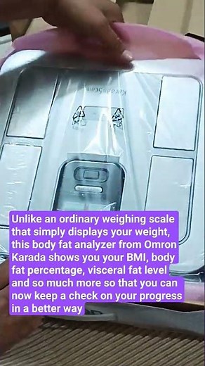 karada scan omron #body composition monitor #weightmanagement#bmi