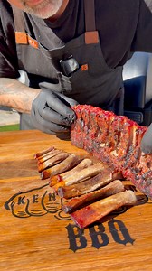 510K views · 6.6K reactions | Fall Off The Bone Smoked Ribs #ribs #pork #bbq #tendernism | Kendrick BBQ | Facebook