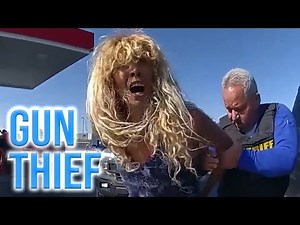 Meth Head Steals Cop's Gun And Shoots Him With It