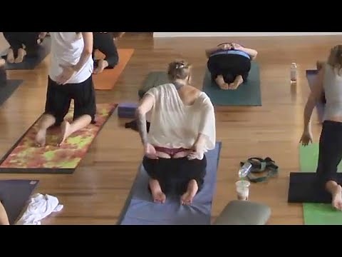 Red Whale Tail While Doing Yoga (Extended)