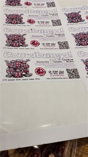 🐢 COWABUNGA! We Baked Something Ridiculous... 🍪 Our TMNT cookies are here. They’re huge. You read that right. We’ve hand-crafted an EXTRA, EXTRA LARGE Teenage Mutant Ninja Turtle cookie that’s as heroic as the turtles themselves. These aren’t your average cookies. They’re loaded with big chunks of chocolate, pecans, and gooey caramel bits—because a turtle’s work is never done (and neither is your sweet tooth). ⚡ The Catch? They’re a limited-editorial Halloween mission. We’re baking a fresh bat