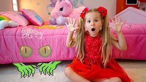 Diana and Roma – Monster Under the Bed 😱👻 | Funny Bedtime Adventure #DianaAndRoma #MonsterUnderTheBed #KidsStory #BedtimeStory #FunnyKids #PretendPlay #FamilyFun #KidsAdventure #USA #USAKids | Diana and Roma IND