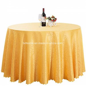 [Hot Item] Wedding Spandex Jacquard Table Runner for Party Banquet Decoration