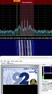 🇧🇷🇷🇺🛰️ UmKA-1 2026 02 06 19 46 UTC #shorts #satelliteimages #sstv