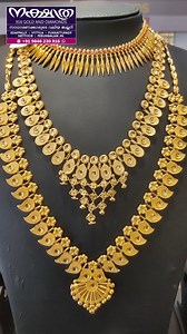 27K views · 1K reactions | 9 PAVAN WEDDING SET | Nakshathra 916 Gold and Diamonds | Facebook